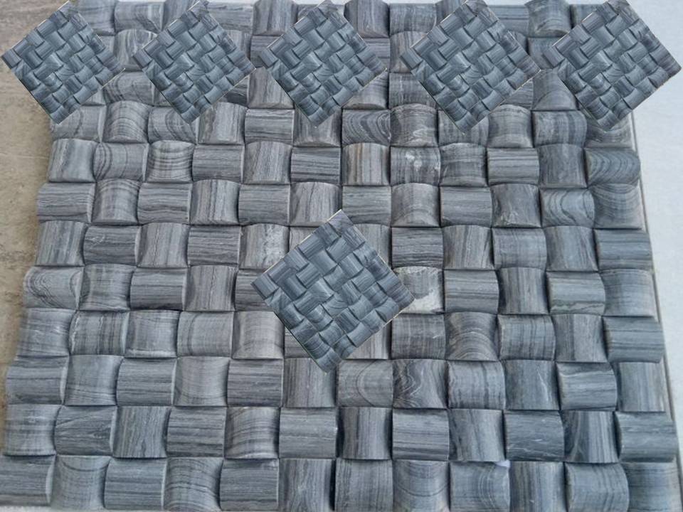 New design popular pattern marble stone mosaic wall tiles
